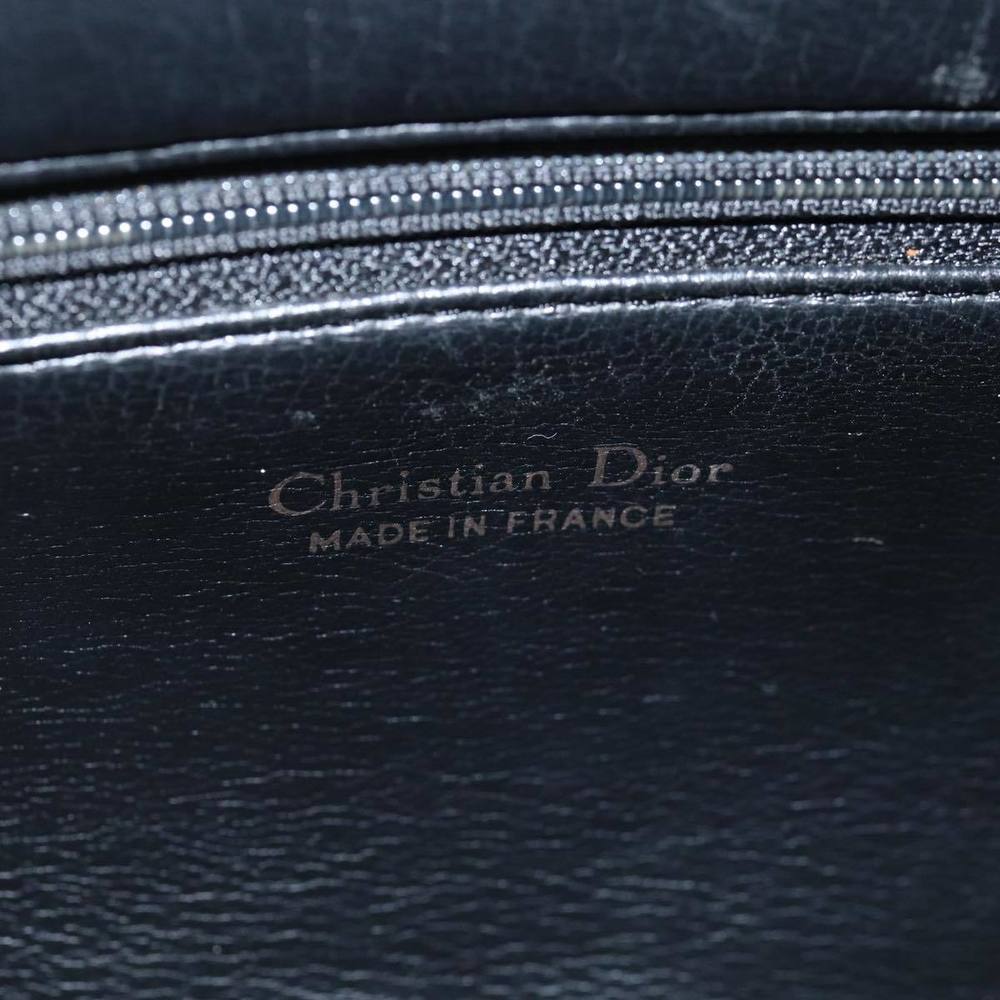 Christian Dior Shoulder Bag Leather Black Auth bs14945 - Picture 11 of 16